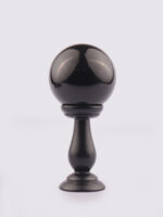 90mm Coloured Crystal Ball with Wooden Stand - Image 2