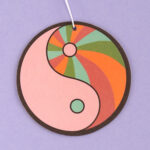Air Freshener Colourful Yin Yang