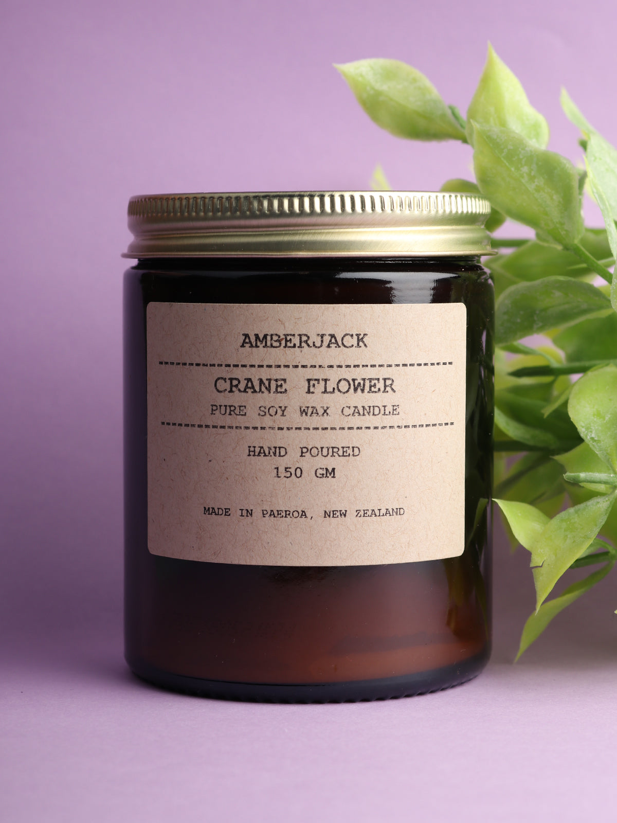 Amberjack_Candle_Crane_Flower-Image_1.jpg Amberjack Candle - Image 1