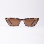 Angular Slim Cateye Sunglasses
