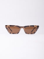 Angular Slim Cateye Sunglasses