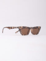Angular Slim Cateye Sunglasses - Image 2