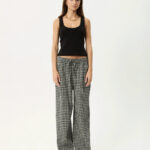 Asta - Seersucker Wide Leg Pant