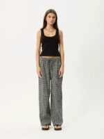 Asta - Seersucker Wide Leg Pant