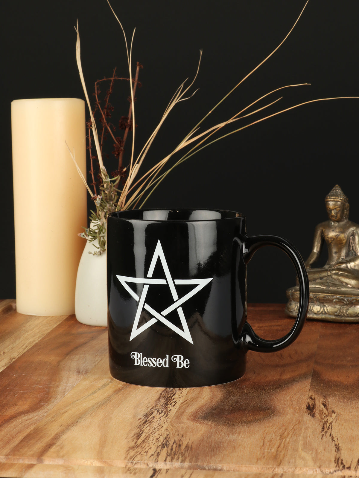 Blessed Be Pentagram Mug - Image 1