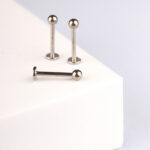 C1 Steel Labret- 1.2 x8mm-3mm ball