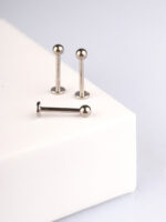 C1 Steel Labret- 1.2 x8mm-3mm ball