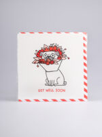 Card - Get Well Soon Pug - Image 2