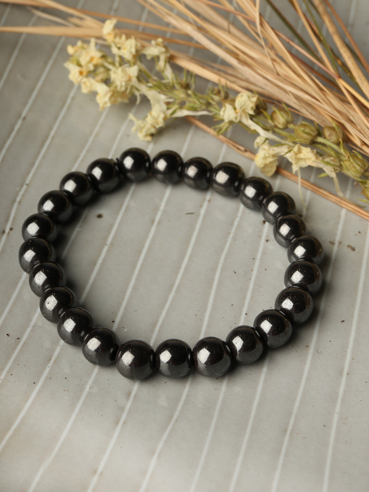 Crystal_Bead_Bracelet_Magnetic_Hematine-Image_1.jpg Crystal Bead Bracelet - Image 1