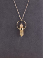 Double Point Amethyst Pendant - Image 2