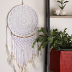 Dreamcatcher Crochet Macrame White