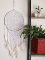 Dreamcatcher Crochet Macrame White
