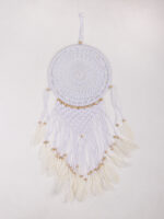 Dreamcatcher Crochet Macrame White - Image 2