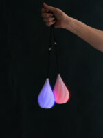 Drop shape LED poi