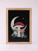 Forest Mushroom Wooden Framed Wall Art - Image 2
