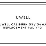Uwell Caliburn G3 / G4 0.9 Replacement Pod 4pc