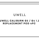 Uwell Caliburn G3 / G4 1.2 Replacement Pod 4pc