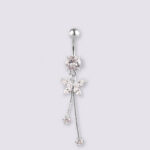 Gem Baby Butterfly Navel Barbell 14G