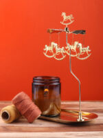 Gold Candle Carousel