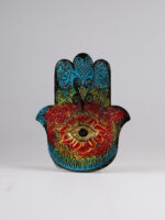 Hamsa Hand Multicolour Incense Holder - Image 2