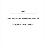 IGET Bar Plus Prefilled Pod