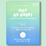 I DEW CARE HOT AS SHEET 5-DAY EYE & FACE MULTI-MASKING SET