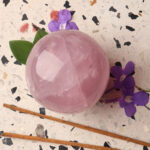 Lavender Rose Quartz Sphere L