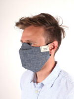 NZ MADE Linen Face Mask - Image 4