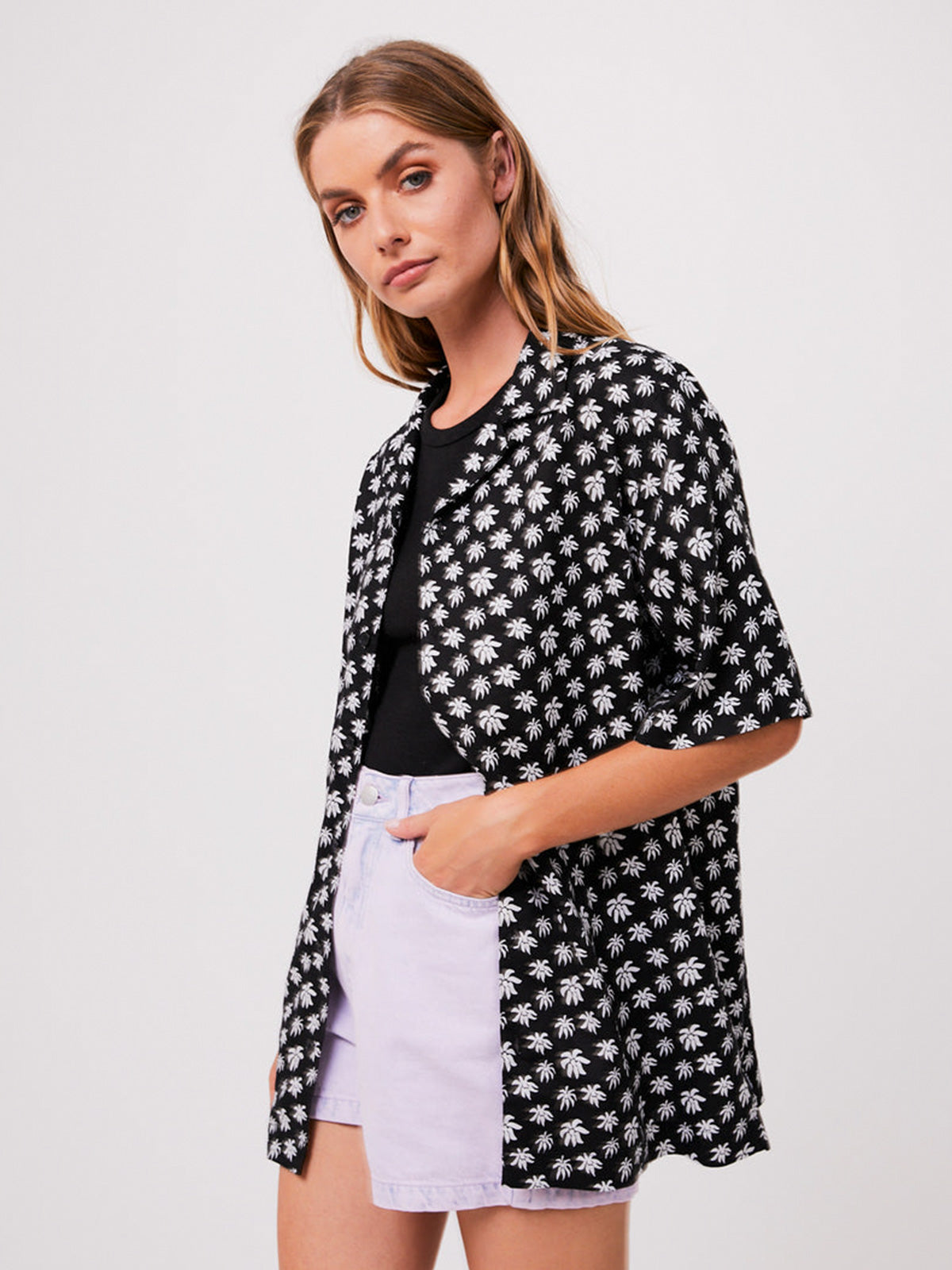 Pascale - Unisex Hemp Cuban Short Sleeve Shirt - Image 6