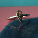 Paua Bolt Sterling Silver Ring