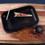 RAW Rolling Tray Black Matte