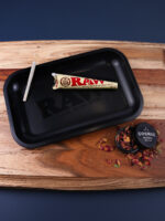 RAW Rolling Tray Black Matte