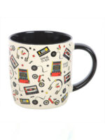 Retro 80s Print Rounded Ceramic Mug - Image 2