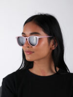 Retro Square Polarised Sunglasses - Image 4