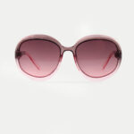 Round 70s Ombre Sunglasses