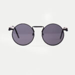 Round Steampunk Metal Sunglasses