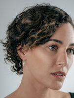 Sterling Silver Feather Thread Drop Earring - Image 3