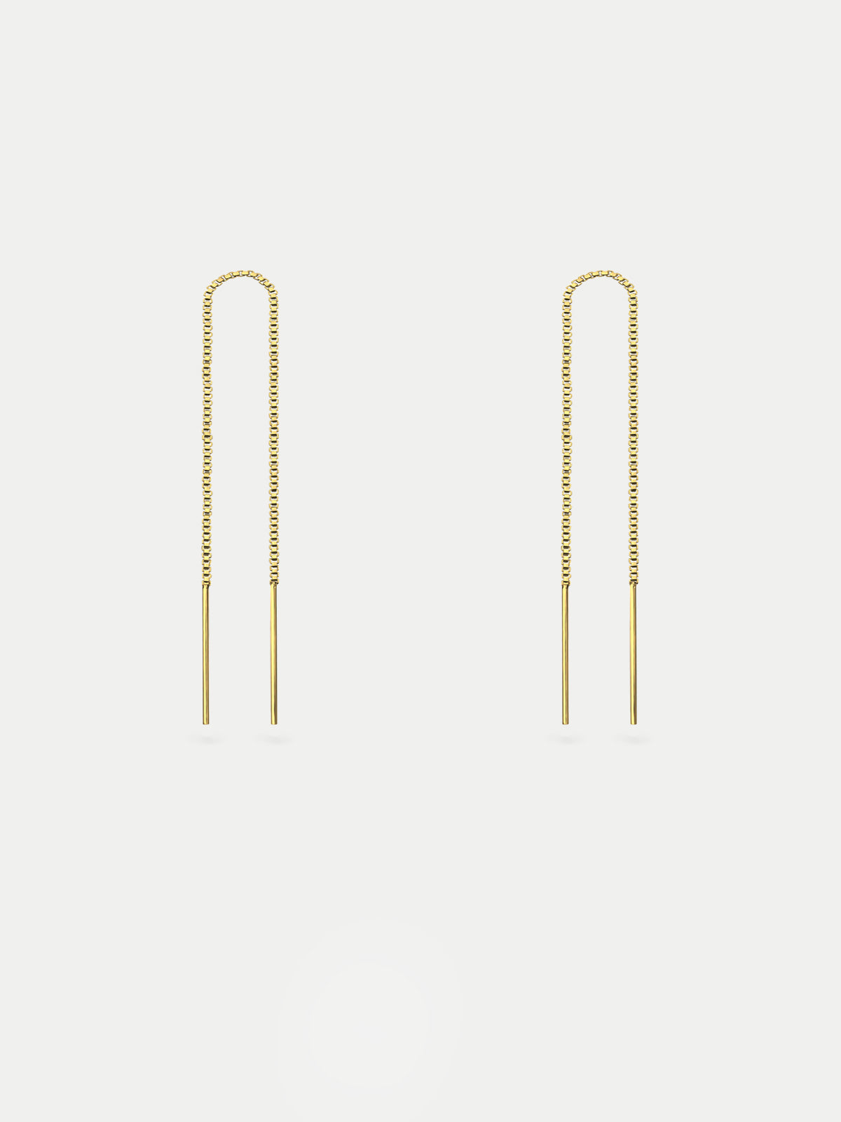 Sterling_Silver_Thread_Through_Drop_Earring_Gold-Image_1.jpg Sterling Silver Thread Through Drop Earring - Image 1