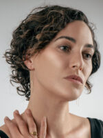 Sterling Silver Thread Through Drop Earring - Image 3
