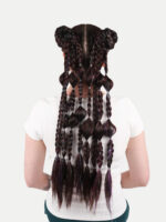 Synthetic Pre-Braided Festival Hair