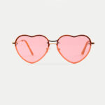 Thin Heart Frame Sunglasses