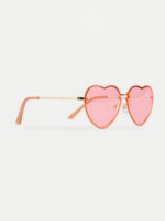 Thin Heart Frame Sunglasses - Image 2