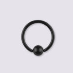 Titanium Plated Bead Ring 14G