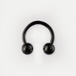Titanium Plated Horseshoe 16G