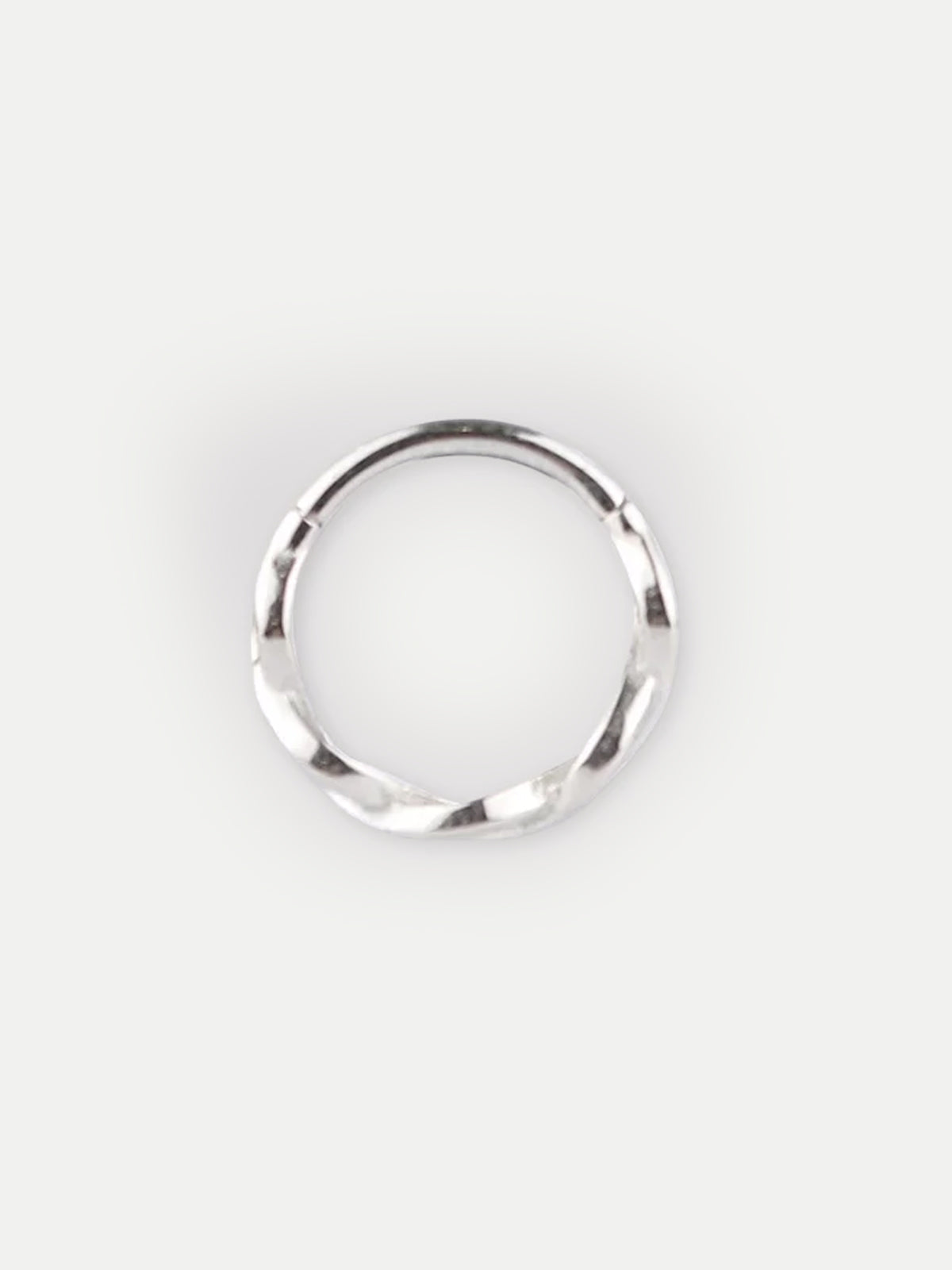 Twist_Hinged_Ring_16G_Steel-Image_1.jpg Twist Hinged Ring 16G - Image 1