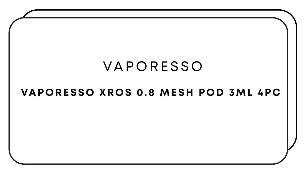 Vaporesso XROS 0.8 Mesh Pod 3mL 4pc - Image 1