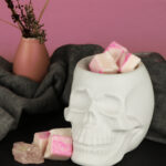 White Skull Oil Burner
