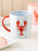 You Are My Lobster Striped Mug