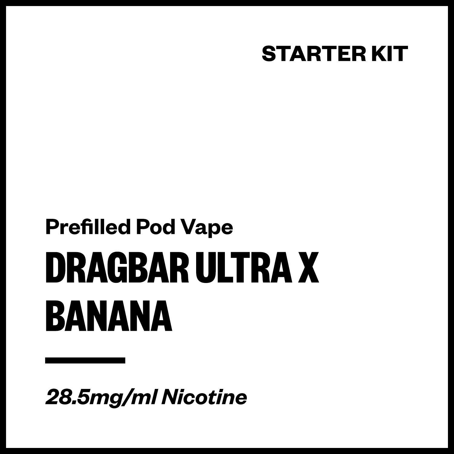 dragbar-ultra-x-kit-banana.jpg Dragbar Ultra X - Banana (Starter Kit) - Image 1