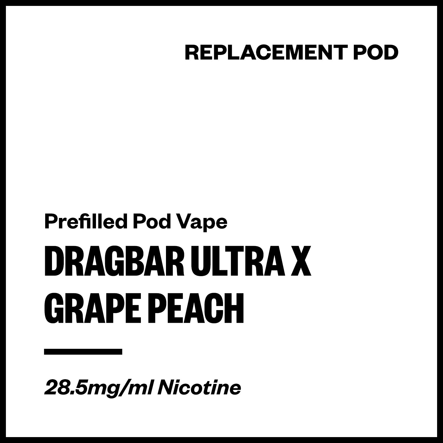 dragbar-ultra-x-pod-grape-peach.jpg Dragbar Ultra X - Grape Peach (Replacement Pod) - Image 1
